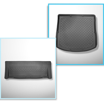 Sada rohož do zavazadlového prostoru a autokoberečky TPE na míru do: Volkswagen Touran I 1T MPV (09.2010-08.2015)