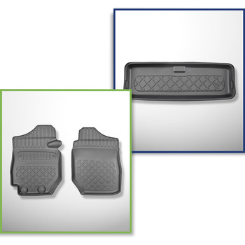 Sada rohož do zavazadlového prostoru a autokoberečky TPE na míru do: Suzuki Jimny II GJ SUV (10.2018-2020)