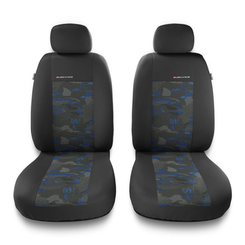 Sada univerzálních autopotahů určených pro Peugeot 208 I, II (2012-....) - 2UNE-BL