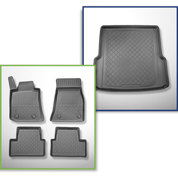 Sada rohož do zavazadlového prostoru a autokoberečky TPE na míru do: BMW i4 G26 Gran Kupé (11.2021-....)