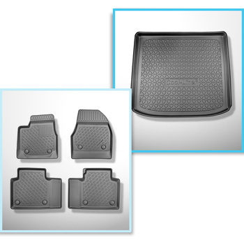 Sada rohož do zavazadlového prostoru a autokoberečky TPE PREMIUM na míru do: Aiways U5 SUV (12.2020-....)