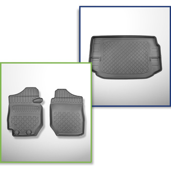 Sada rohož do zavazadlového prostoru a autokoberečky TPE na míru do: Suzuki Jimny II GJ SUV (10.2018-2020)