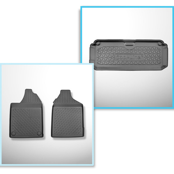 Sada rohož do zavazadlového prostoru a autokoberečky TPE PREMIUM na míru do: Aixam Miniauto Cross Hatchback (2010-2016)