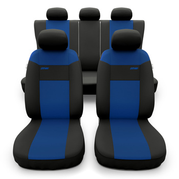 Sada univerzálních autopotahů určených pro Audi A3 8L, 8P, 8V, 8Y (1996-....) - RSL-BL