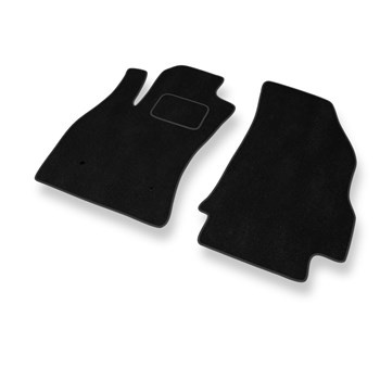 Velurové koberečky pro Fiat Doblo II Van (2009-2016) - černá