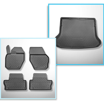 Sada rohož do zavazadlového prostoru a autokoberečky TPE PREMIUM na míru do: Volvo XC60 I SUV (10.2008-06.2017)