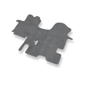 Velurové koberečky pro Opel Vivaro I Van (2001-2014) 3místný - šedá