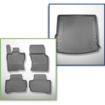 Sada rohož do zavazadlového prostoru a autokoberečky TPE na míru do: Land Rover Range Rover Velar L560 SUV (2020-....)