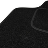 Plstěné koberečky pro Smart ForTwo I (1998-2007) - černá
