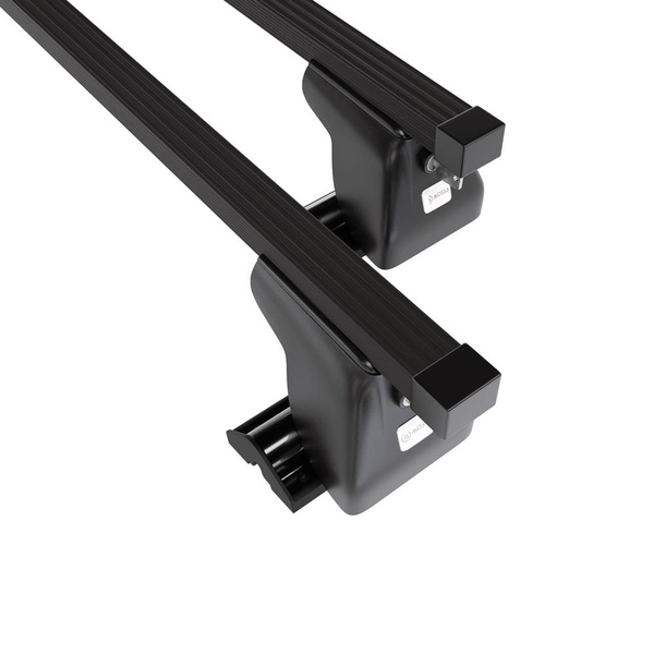 Základní nosič na střechu auta pro Mercedes-Benz Sprinter W907 Van (2019-....) - příčný nosič - černé střešní příčníky - T-profil - Ocel