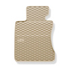 Gumové autokoberce pro BMW Řada 5 E60, E61 Limuzína, Touring (2003-2010) - béžová - 4 ks
