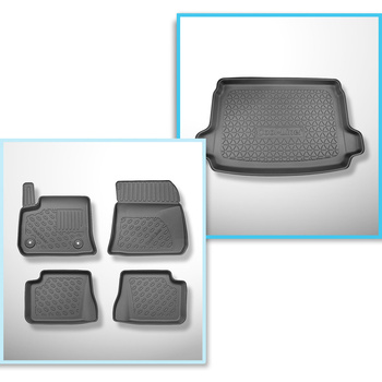 Sada rohož do zavazadlového prostoru a autokoberečky TPE PREMIUM na míru do: Fia