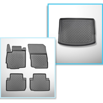 Sada rohož do zavazadlového prostoru a autokoberečky TPE na míru do: Mitsubishi 
