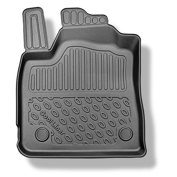 Sada rohož do zavazadlového prostoru a autokoberečky TPE PREMIUM na míru do: Dacia Sandero III DJF Hatchback (01.2021-....) - horní zavazadlový prostor; pohyblivá podlaha v nejvyšší poloze