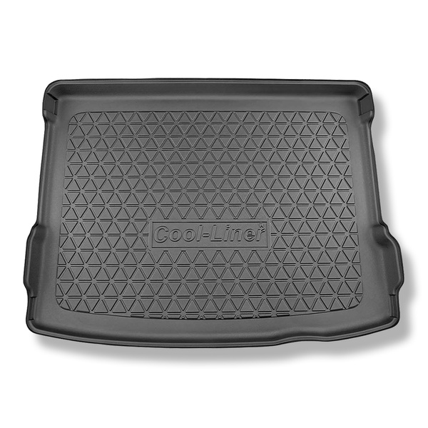 Rohož do zavazadlového prostoru pro: Hyundai Kona II SUV (04.2023-....) - horní zavazadlový prostor; pohyblivá podlaha v nejvyšší poloze; s i bez subwooferu