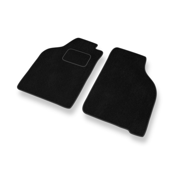 Velurové koberečky pro Ford KA I Hatchback (1996-2008) - černá