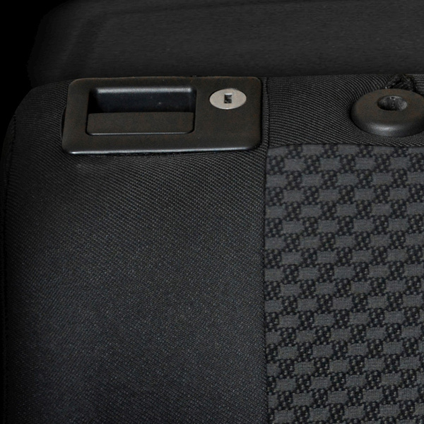 Potahy šité na míru pro Opel Corsa E Hatchback (2014-2019) druhá řada - dělené opěradlo - návleky na autosedadla - E3