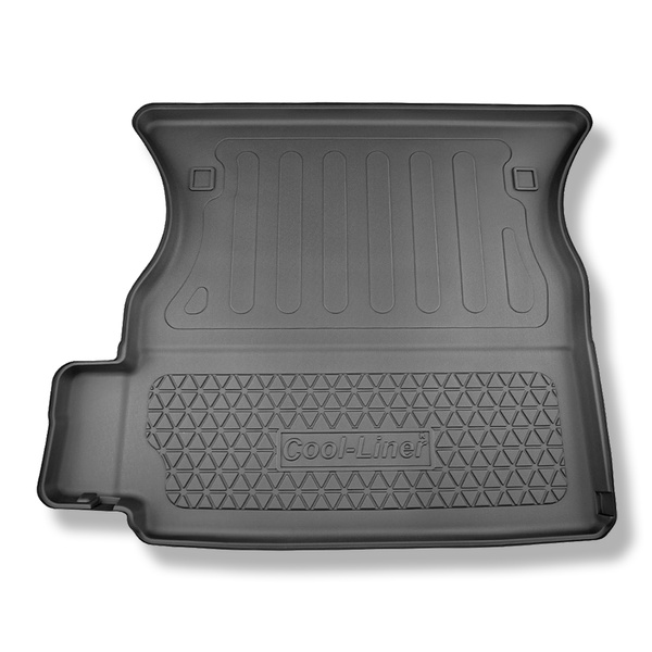 Rohož do zavazadlového prostoru pro: Tesla Model X SUV (01.2021-....) - 6/7 míst; za druhou řadou sedadel (třetí řada snížená)