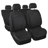 Potahy šité na míru pro Seat Leon II Hatchback (2005-2012) - návleky na autosedadla - E4