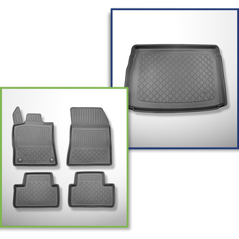 Sada rohož do zavazadlového prostoru a autokoberečky TPE na míru do: Peugeot 308
