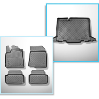 Sada rohož do zavazadlového prostoru a autokoberečky TPE na míru do: Dacia Sande