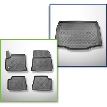 Sada rohož do zavazadlového prostoru a autokoberečky TPE na míru do: Fiat 600e H