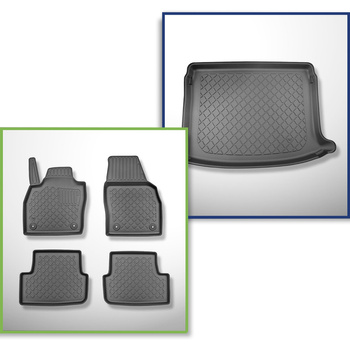 Sada rohož do zavazadlového prostoru a autokoberečky TPE na míru do: Volkswagen 