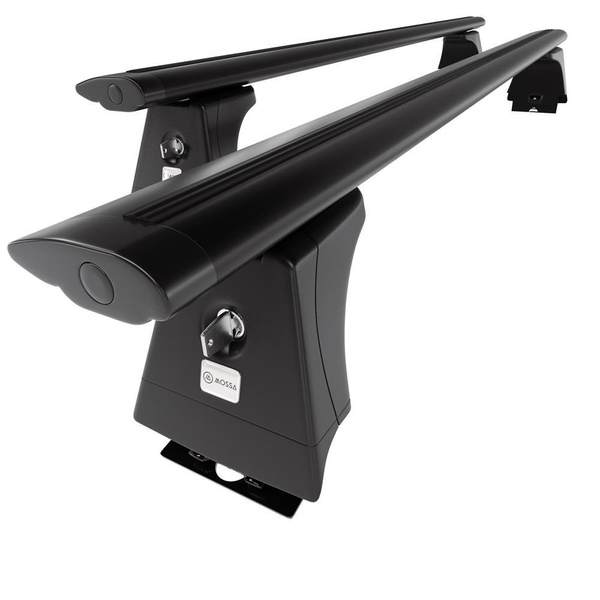 Základní nosič na střechu auta pro Peugeot Boxer Van (1996-2005) - příčný nosič - černé střešní příčníky - montážní body - Hliník