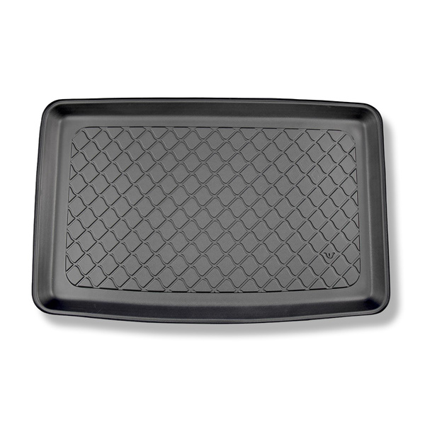 Rohož do zavazadlového prostoru pro: Mercedes-Benz Třída B W246 Sports Tourer (10.2011-12.2018) - spodní zavazadlový prostor; s varioboxem; délka krytiny 68 cm