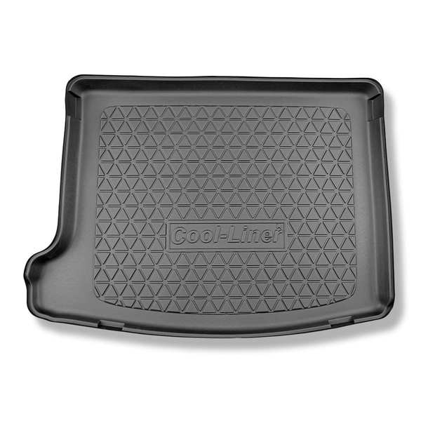 Rohož do zavazadlového prostoru pro: Jeep Compass II MP 4xe Plug-in Hybrid SUV (07.2020-....) - horní zavazadlový prostor; pohyblivá podlaha v nejvyšší poloze