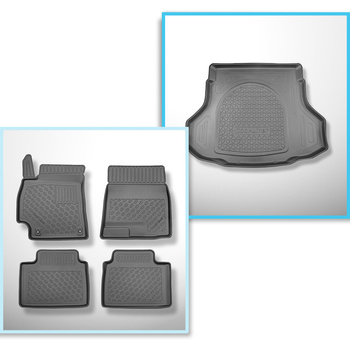 Sada rohož do zavazadlového prostoru a autokoberečky TPE PREMIUM na míru do: Hyu