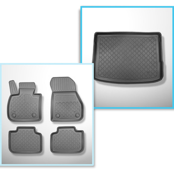 Sada rohož do zavazadlového prostoru a autokoberečky TPE na míru do: BMW Řada 2 