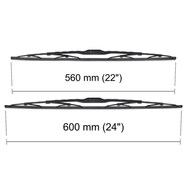 Automobilové stěrače na přední sklo pro Opel Zafira A MPV (03.1999-07.2005) - listy standard