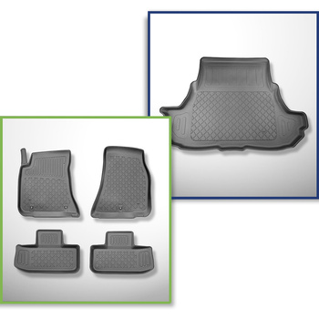 Sada rohož do zavazadlového prostoru a autokoberečky TPE na míru do: Dodge Chall