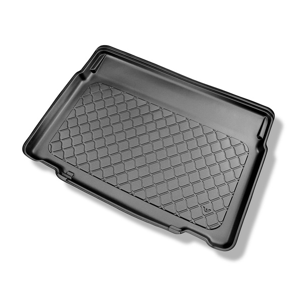 Rohož do zavazadlového prostoru pro: Citroen C3 Aircross II SUV (11.2017-2024) - spodní zavazadlový prostor; pohyblivá podlaha v nejnižší poloze nebo bez pohyblivé podlahy; zadní rozkládací a posuvné sedadla