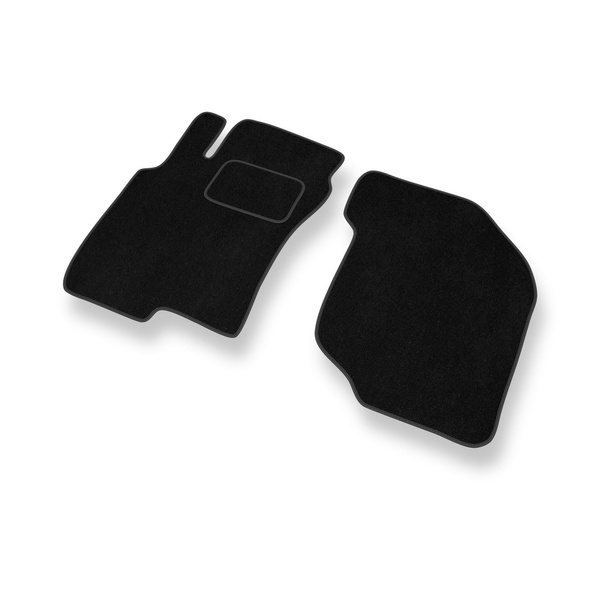Velurové koberečky pro Nissan X-trail I SUV (2001-2007) - černá