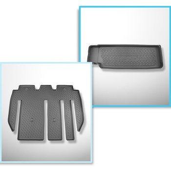 Sada rohož do zavazadlového prostoru a autokoberečky TPE PREMIUM na míru do: Tes