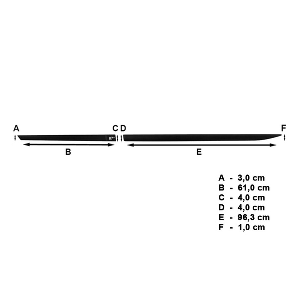 Černé boční lišty pro Mazda CX-3 SUV (2015-....)