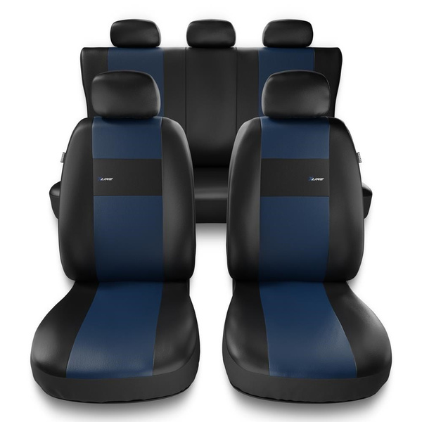 Sada univerzálních autopotahů určených pro Peugeot 206 (1998-2012) - XL-BL