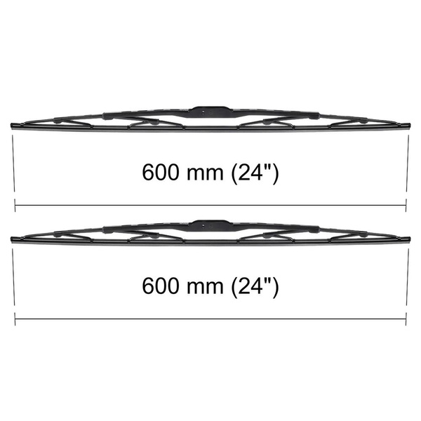 Automobilové stěrače na přední sklo pro Opel Meriva A MPV (03.2003-03.2010) - listy standard