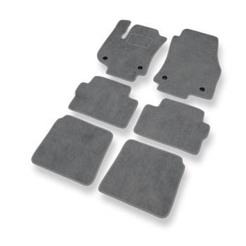 Velurové koberečky pro Opel Zafira B MPV (2005-2012) - šedá
