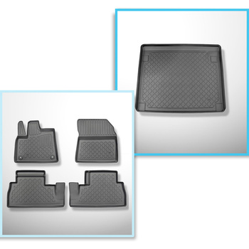Sada rohož do zavazadlového prostoru a autokoberečky TPE na míru do: Peugeot Rif
