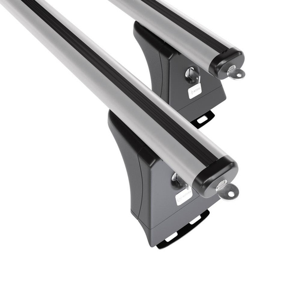 Základní nosič na střechu auta pro Honda CR-V SUV (2007-2011) - příčný nosič - stříbrné střešní příčníky - montážní body - Hliník