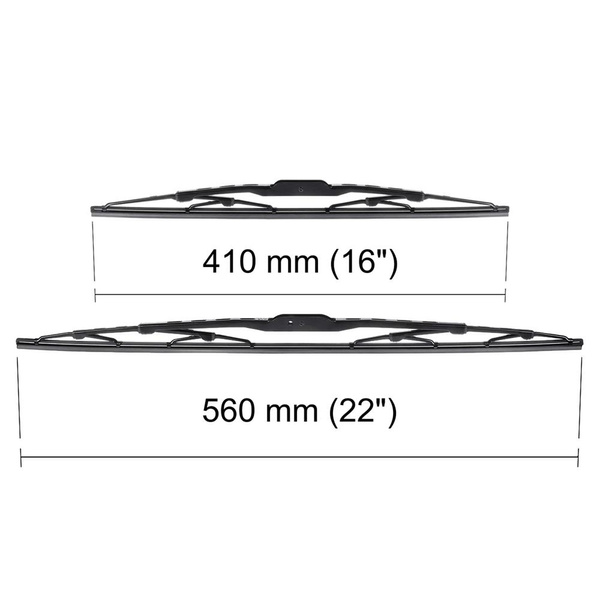 Automobilové stěrače na přední sklo pro Alfa Romeo 147 Hatchback (11.2000-06.2005) - listy standard