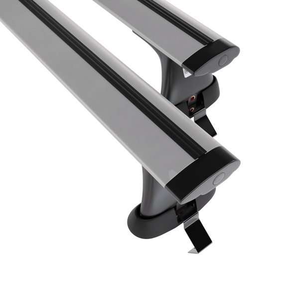 Základní nosič na střechu auta pro Ford C-Max mk II MPV (2010-2015) - příčný nosič - stříbrné střešní příčníky - bez montážních prvků - Hliník