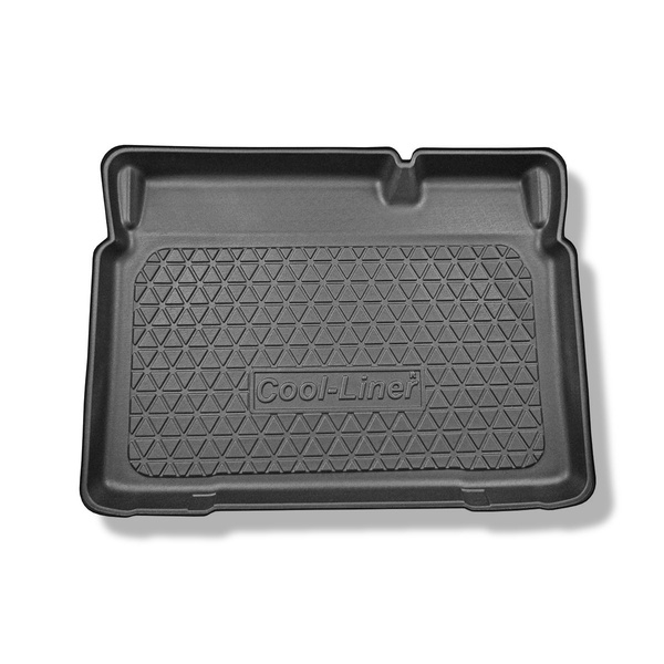 Rohož do zavazadlového prostoru pro: Opel Crossland X SUV (06.2017-2021) - spodní zavazadlový prostor přípraven pro pohyblivou podlahu zavazadlového prostoru; pod / bez pohyblivé podlahy zavazadlového prostoru (Flex Floor)