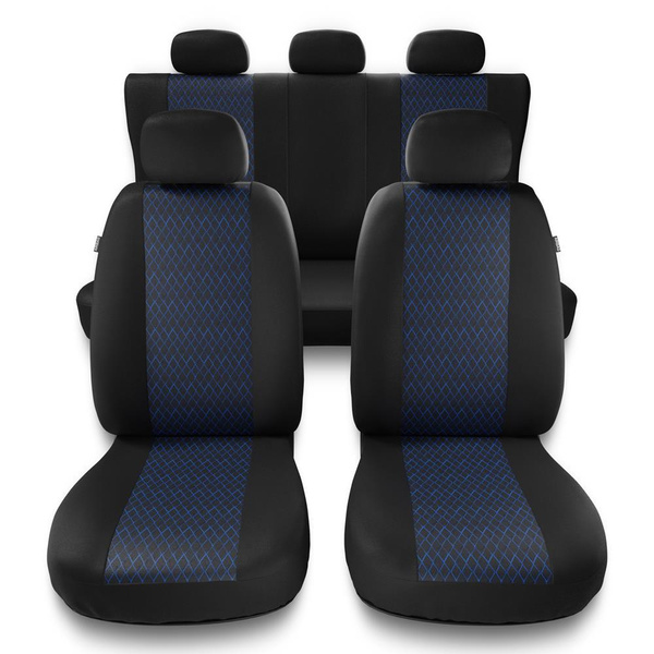 Sada univerzálních autopotahů určených pro Citroen C3 Aircross I, II (2017-....) - PF-BL