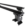 Základní nosič na střechu auta pro Hyundai H-1 Van (2008-2021) - příčný nosič - černé střešní příčníky - bez montážních prvků - Hliník