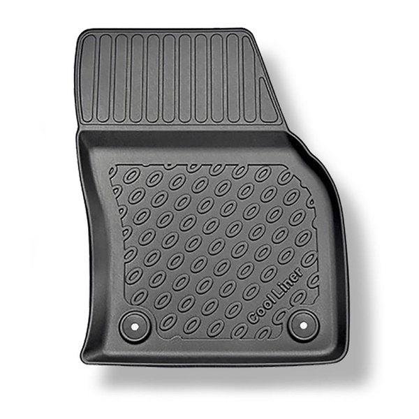 Sada rohož do zavazadlového prostoru a autokoberečky TPE PREMIUM na míru do: Audi Q3 Sportback (09.2019-....) - rovněž s hybridním pohonem TFSI e Plug-in Hybrid; horní zavazadlový prostor (s multifunkční podlahou)