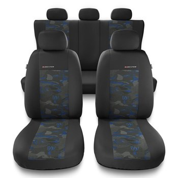 Sada univerzálních autopotahů určených pro Volkswagen Passat B4, B5, B6, B7, B8,